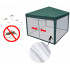 Pavilion cu plasa anti-insecte si fermoar, patrat, 3x3m, Verde [6]