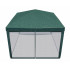 Pavilion cu plasa anti-insecte si fermoar, patrat, 3x3m, Verde [9]