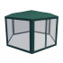 Pavilion cu plasa anti-insecte, fermoar, hexagonal, 200cm, Verde [2]