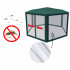 Pavilion cu plasa anti-insecte, fermoar, hexagonal, 200cm, Verde [4]
