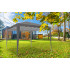 Cort pavilion de gradina pliabil automat pop-up, impermeabil, cu protectie UV, 300x300cm, gri [10]