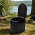 Toaleta portabila pliabila pentru camping, max. 150 kg, cu 12 saci, 33x28x30 cm [4]