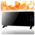 Convector electric 2000 W cu panou frontal din sticla securizata, 2 trepte de incalzire, termostat reglabil, afisaj LED si temporizator 24 ore, montaj [5]