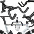 Suport bicicleta pliabil pentru perete, cu unghi reglabil, metal, 36x26x15 cm [2]