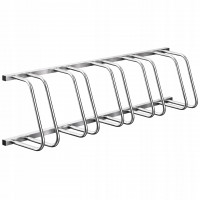 Suport metalic pentru 5 biciclete, montaj podea sau perete, structura solida otel, 135x33x28 cm Suport metalic pentru 5 biciclete, montaj podea sau perete, structura solida otel, 135x33x28 cm