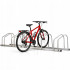 Suport metalic pentru 5 biciclete, montaj podea sau perete, structura solida otel, 135x33x28 cm [4]