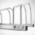 Suport metalic pentru 5 biciclete, montaj podea sau perete, structura solida otel, 135x33x28 cm [8]