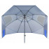 Umbrela plaja 3in1 215x205 cm, cu paravan lateral, fereastra si husa transport, material UV, albastru [5]