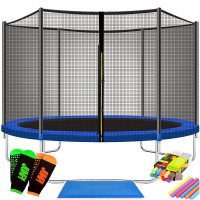 Trambulina Caruzzo, cu plasa de protectie exterioara, 244 cm, 150kg