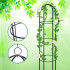 Pergola coloana pentru trandafiri si plante cataratoare, structura otel, 190x40 cm, negru [12]
