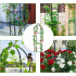 Pergola coloana pentru trandafiri si plante cataratoare, structura otel, 190x40 cm, negru [9]