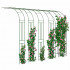 Pergola gradina tip arc pentru plante cataratoare, metal cu acoperire PE, 240x40 cm, verde [2]