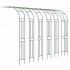 Pergola gradina tip arc pentru plante cataratoare, metal cu acoperire PE, 240x40 cm, verde [3]