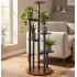 Suport pentru flori si ghivece cu 6 niveluri, structura metalica rezistenta cu polite rotunde de 18 cm, stil industrial si loft, baza stabila de 32 cm [14]