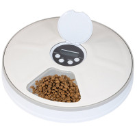 Hranitor automat pentru caini si pisici, sunet hranire, capacitate dispenser 6x70gr, cu display digital Hranitor automat pentru caini si pisici, sunet hranire, capacitate dispenser 6x70gr, cu display digital