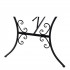 Set mobilier gradina, masa si 4 scaune, blat mozaic ceramic, cadru metalic, negru si albastru [13]