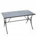 Set mobilier gradina, masa si 4 scaune, blat mozaic ceramic, cadru metalic, negru si albastru [11]