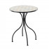 Set mobilier gradina Louloudia 3 piese, masa si 2 scaune pliabile, mozaic decorativ, metal, multicolor [5]