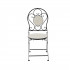 Set mobilier gradina Louloudia 3 piese, masa si 2 scaune pliabile, mozaic decorativ, metal, multicolor [6]