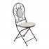 Set mobilier gradina Louloudia 3 piese, masa si 2 scaune pliabile, mozaic decorativ, metal, multicolor [7]