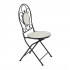 Set mobilier gradina Louloudia 3 piese, masa si 2 scaune pliabile, mozaic decorativ, metal, multicolor [9]