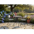 Set mobilier gradina Louloudia 3 piese, masa si 2 scaune pliabile, mozaic decorativ, metal, multicolor [11]