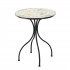 Set mobilier gradina Antos 3 piese, masa si 2 scaune pliabile, mozaic decorativ, metal, multicolor [6]