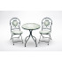 Set mobilier gradina Fylla 3 piese, masa si 2 scaune pliabile, mozaic decorativ, metal, multicolor [2]
