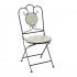 Set mobilier gradina Lemonia 3 piese, masa si 2 scaune pliabile, mozaic decorativ, metal, multicolor [7]