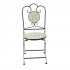 Set mobilier gradina Lemonia 3 piese, masa si 2 scaune pliabile, mozaic decorativ, metal, multicolor [8]