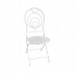 Set mobilier gradina metalic Elba, 2 scaune pliabile, 1 masa, alb [2]