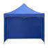 Pavilion pliabil gradina 3x3 m cu acoperis impermeabil si 3 pereti laterali, structura metalica, inaltime reglabila, albastru [28]