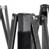 Pavilion pliabil gradina 3x3 m cu acoperis impermeabil si 3 pereti laterali, structura metalica, inaltime reglabila, negru [23]