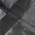 Pavilion pliabil gradina 3x3 m cu acoperis impermeabil si 3 pereti laterali, structura metalica, inaltime reglabila, negru [10]