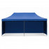 Cort pavilion de gradina, pliere rapida, 300x600 cm, inaltime reglabila, cu 3 pereti laterali, impermeabil, albastru [5]