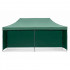 Cort pavilion de gradina, pliere rapida, 300x600 cm, inaltime reglabila, cu 3 pereti laterali, impermeabil, verde [5]