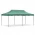 Cort pavilion de gradina, pliere rapida, 300x600 cm, inaltime reglabila, cu 3 pereti laterali, impermeabil, verde [6]