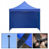 Pavilion pliabil de gradina 3x3 m, cu 3 pereti laterali pentru protectie impotriva vantului si ploii usoare, prelata hidrofoba Oxford 420D, cadru din [11]