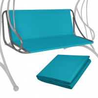 Husa din panza pentru leagan de gradina mare, sezut si spatar, 130x100cm, turcoaz Husa din panza pentru leagan de gradina mare, sezut si spatar, 130x100cm, turcoaz