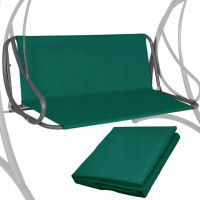 Husa din panza pentru leagan de gradina mare, sezut si spatar, 130x100cm, verde Husa din panza pentru leagan de gradina mare, sezut si spatar, 130x100cm, verde