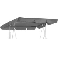 Husa din panza pentru leagan de gradina, viziera acoperis, 165x110cm, gri Husa din panza pentru leagan de gradina, viziera acoperis, 165x110cm, gri