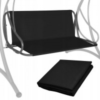 Husa din panza pentru leagan de gradina, 110x90 cm, negru – material impermeabil Husa din panza pentru leagan de gradina, 110x90 cm, negru – material impermeabil