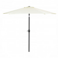 Umbrela terasa gradina, cu manivela si inclinare, GU13E, diametru 260cm, Crem Umbrela terasa gradina, cu manivela si inclinare, GU13E, diametru 260cm, Crem