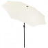 Umbrela terasa gradina, cu manivela si inclinare, GU17, diametru 300cm, Crem [12]