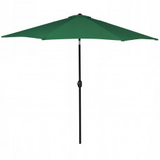 Umbrela terasa gradina, cu manivela si inclinare, GU24, diametru 300cm, Verde Umbrela terasa gradina, cu manivela si inclinare, GU24, diametru 300cm, Verde