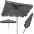 Umbrela terasa sau gradina reglabila, inclinare 2 directii, protectie UV UPF 50+, 195x122 cm, gri inchis [3]