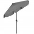 Umbrela terasa sau gradina reglabila, inclinare 2 directii, protectie UV UPF 50+, 195x122 cm, gri inchis [6]