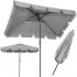 Umbrela terasa sau gradina reglabila, inclinare 2 directii, protectie UV UPF 50+, 195x122 cm, gri deschis [3]