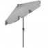 Umbrela terasa sau gradina reglabila, inclinare 2 directii, protectie UV UPF 50+, 195x122 cm, gri deschis [6]