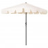 Umbrela terasa sau gradina reglabila, inclinare 2 directii, protectie UV UPF 50+, 195x122 cm, ecru [12]